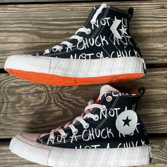 Converse Not A Chuck Sneakers Canvas High TOP (RETAIL 70) - Picture 4 of 13